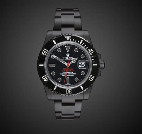 rolex titan black submariner